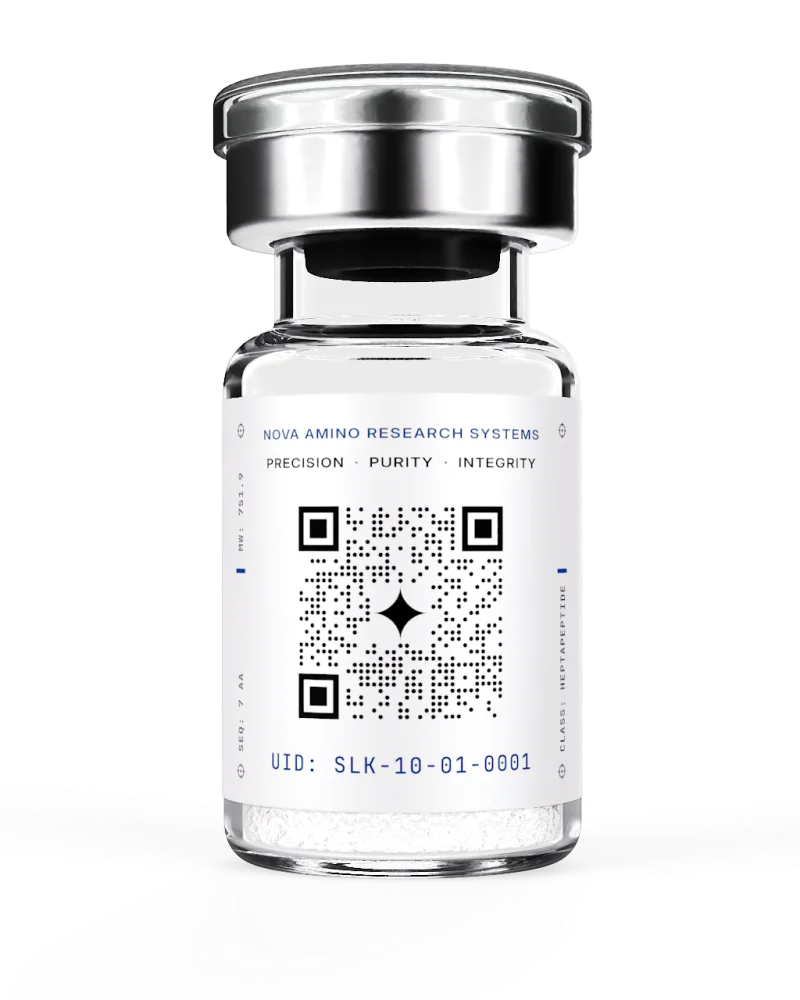 Selank vial back